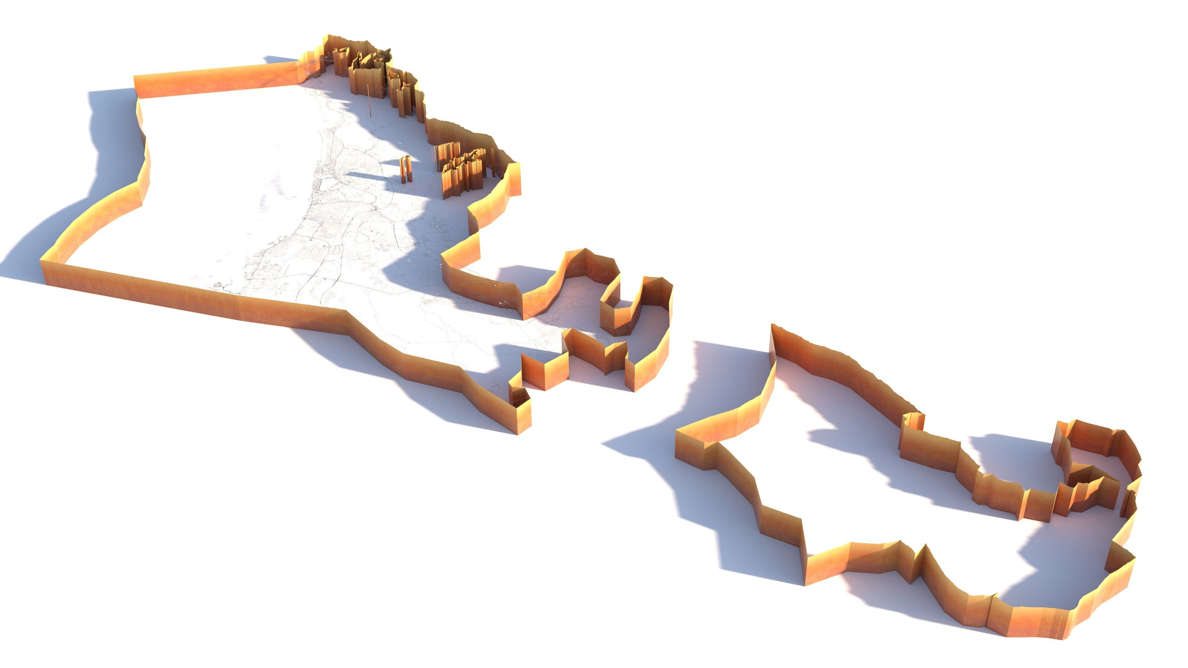 RAS AL Khaimah UAE 3D model_4