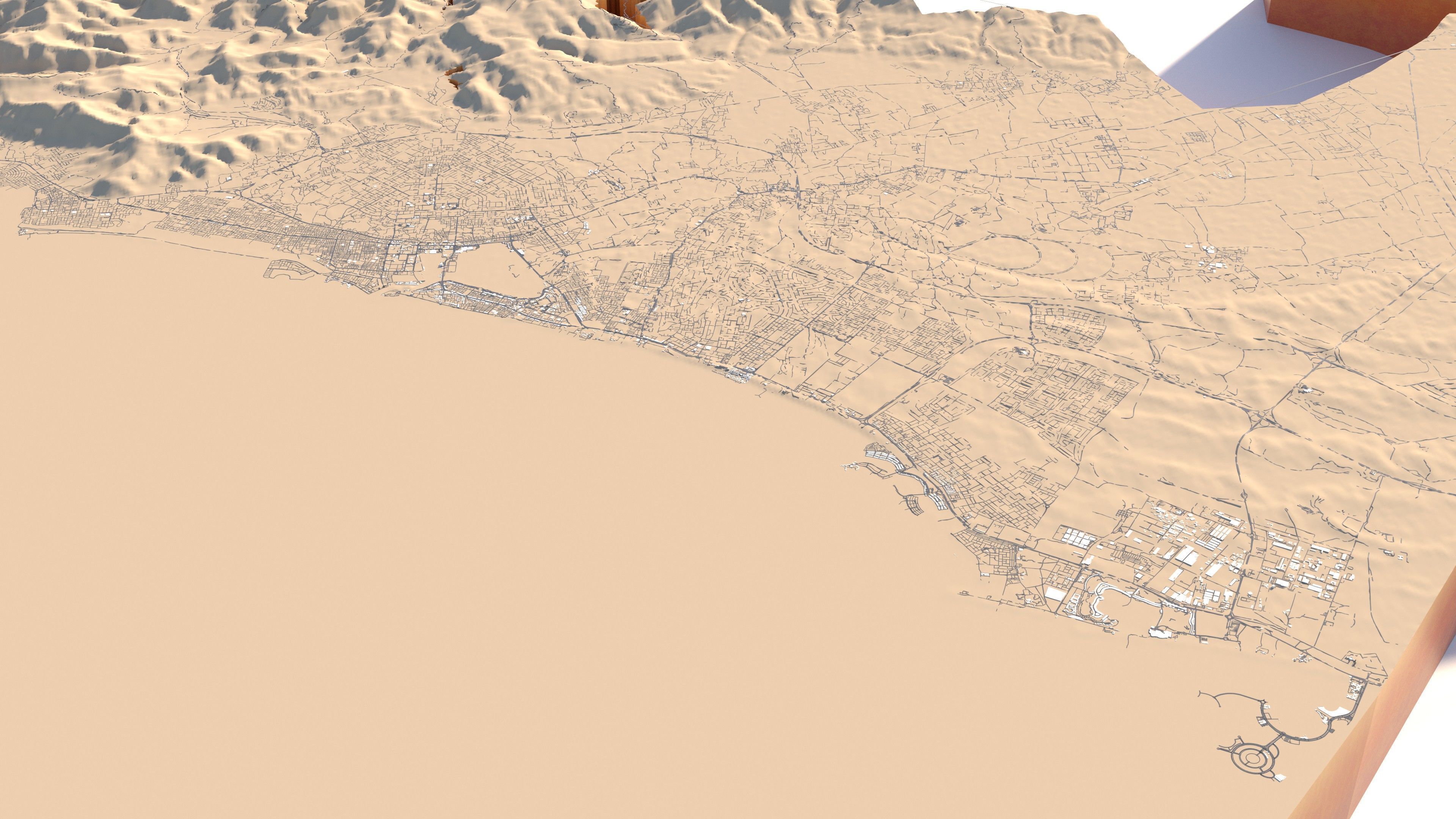 RAS AL Khaimah UAE 3D model_8