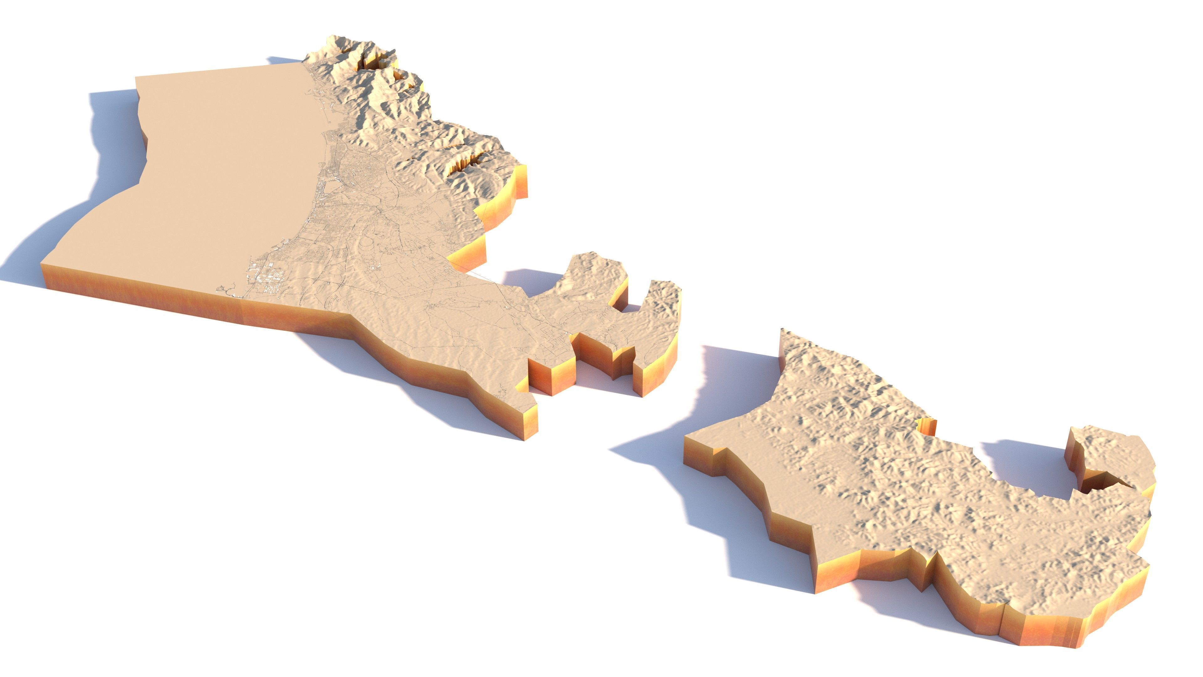 RAS AL Khaimah UAE 3D model_2