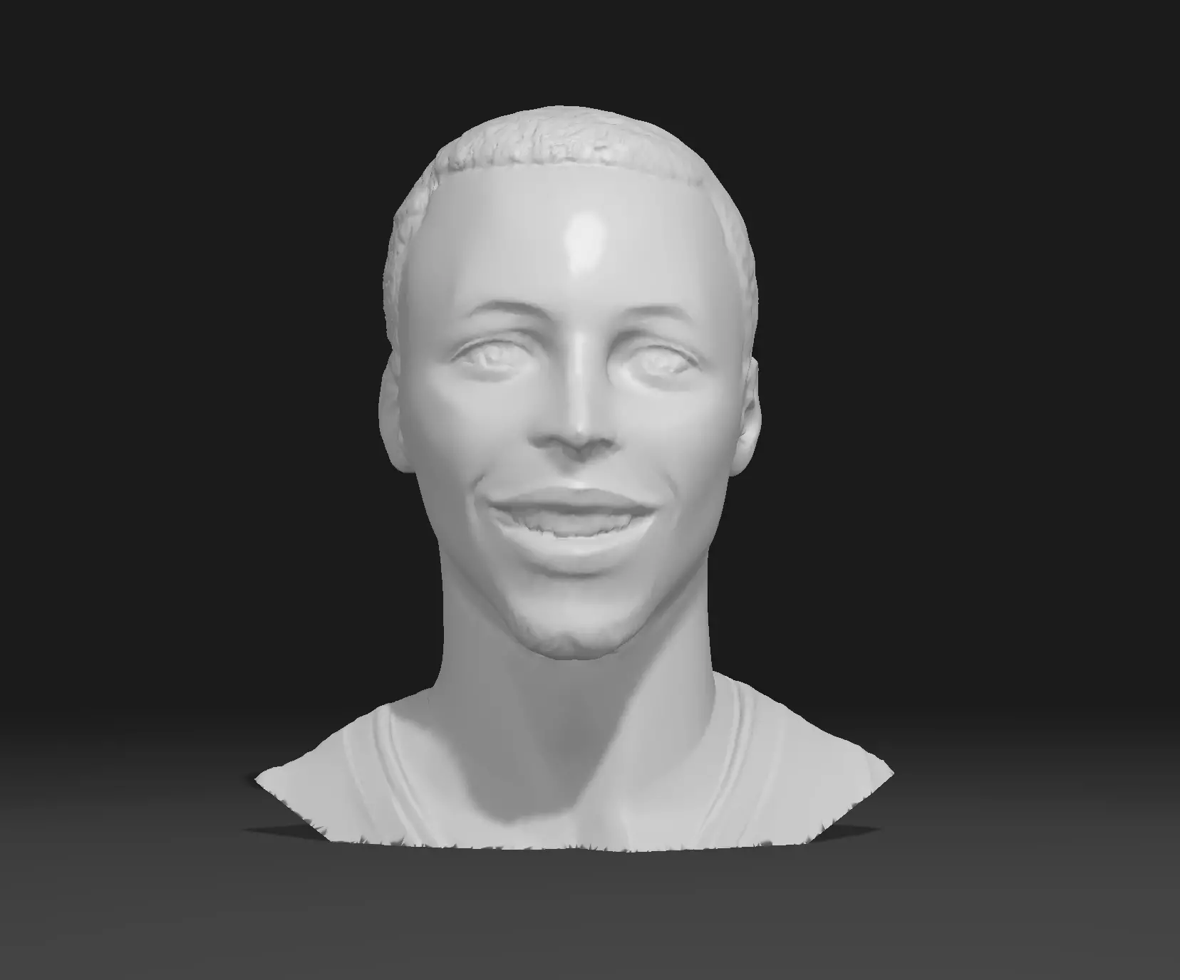 Stephen Curry Bust 2015 3D print model_0