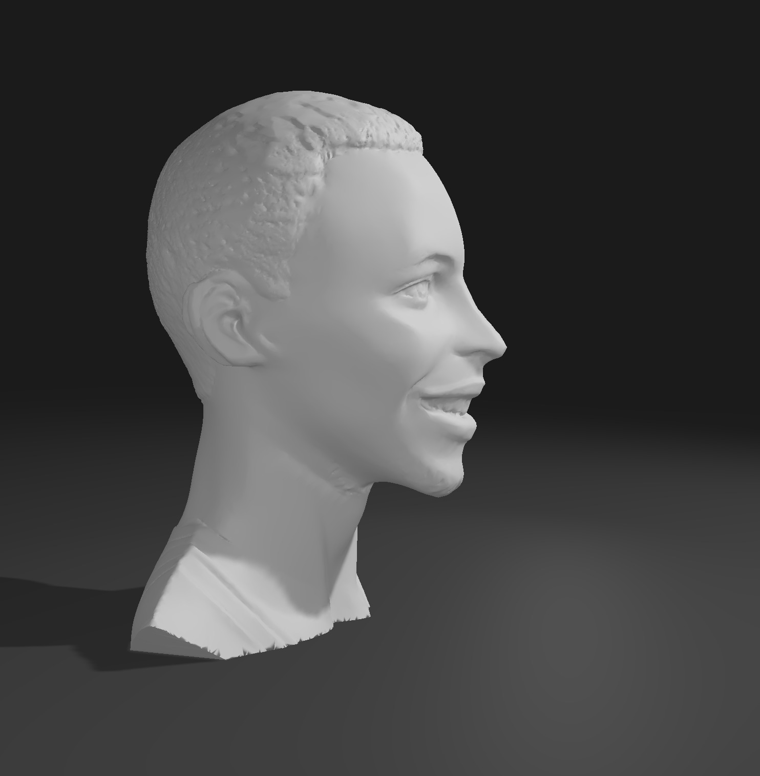 Stephen Curry Bust 2015 3D print model_1