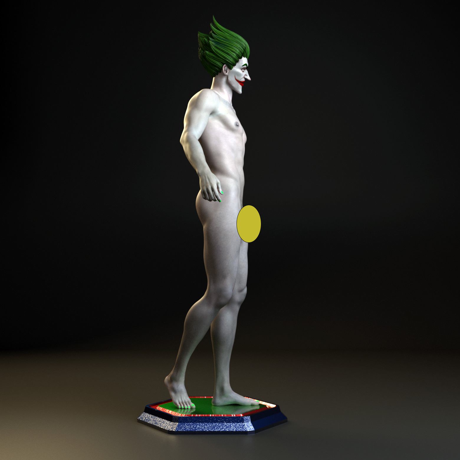 Joker 3D print model_1