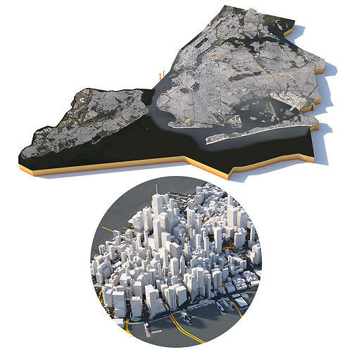 New York City USA 3D model