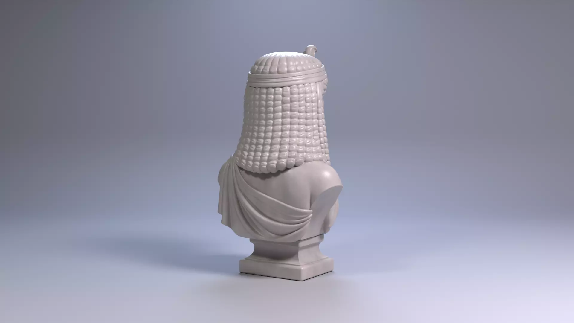 Cleopatra Bust Sculpture 3D print model STL File 3D print model_19