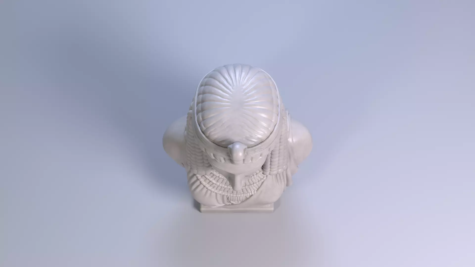 Cleopatra Bust Sculpture 3D print model STL File 3D print model_8