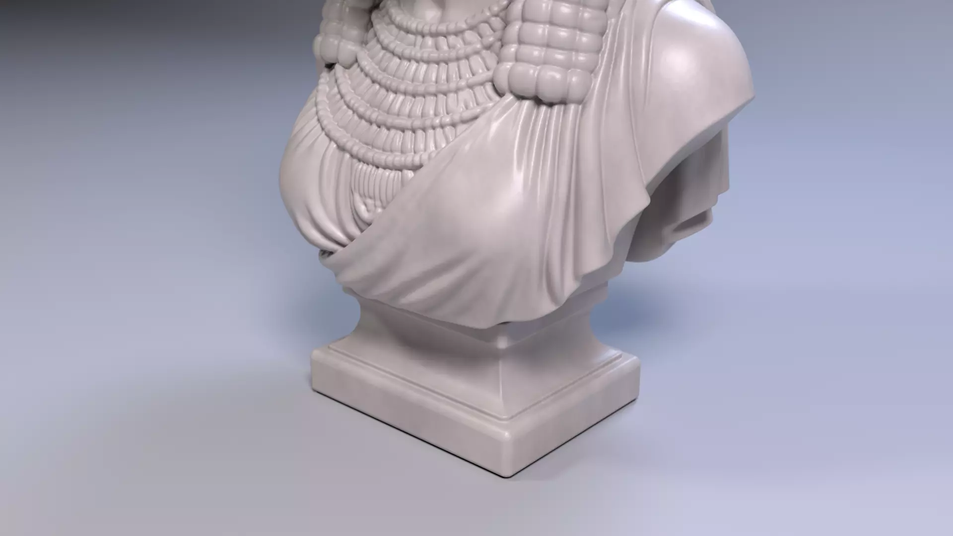 Cleopatra Bust Sculpture 3D print model STL File 3D print model_10