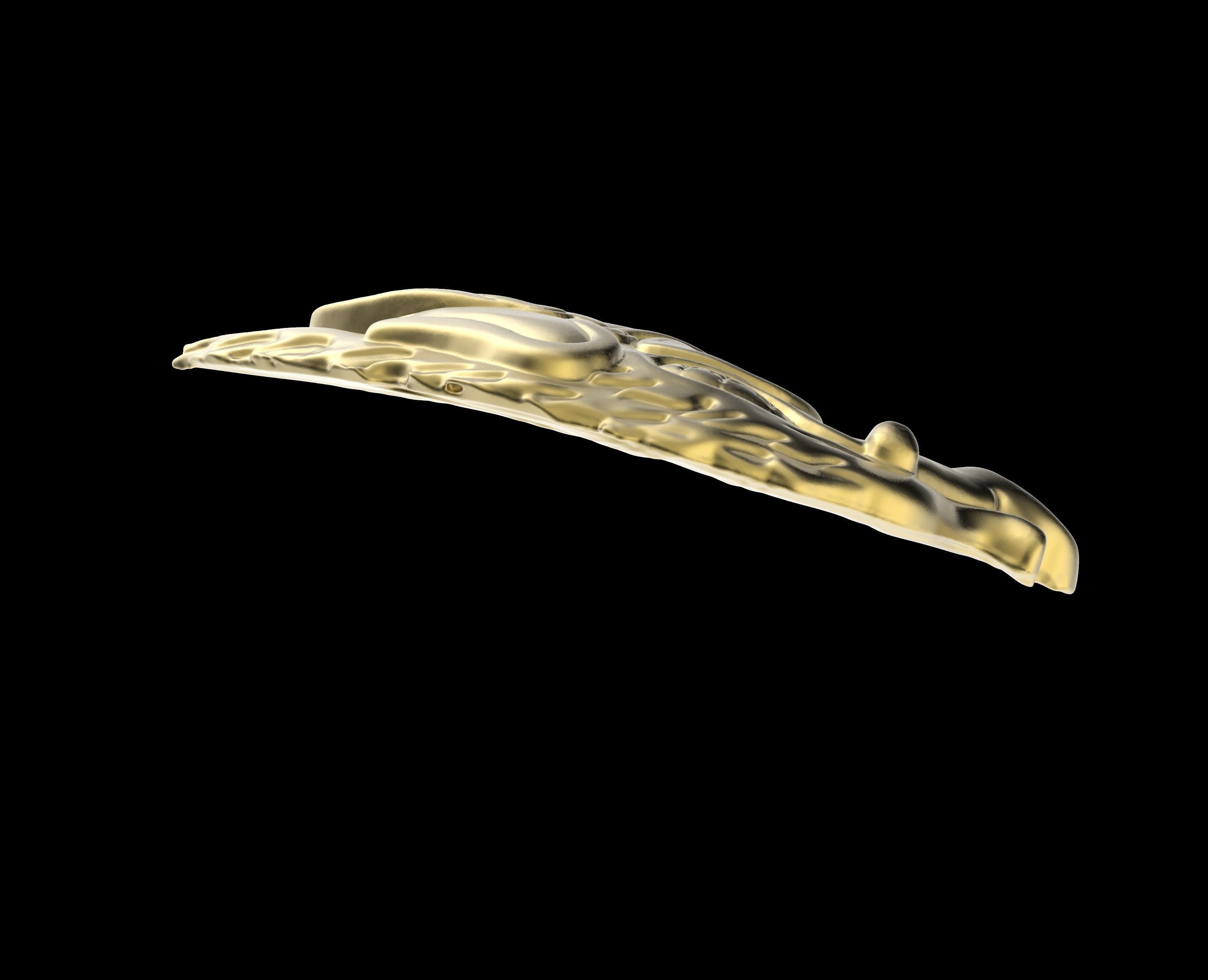 Biker Pig Logo 3D print model_2