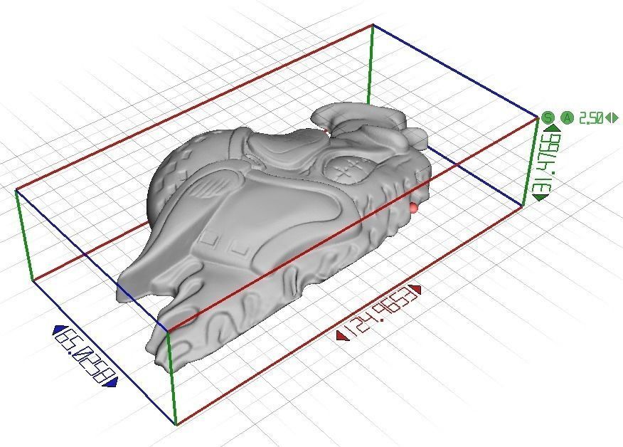 Biker Pig Logo 3D print model_3
