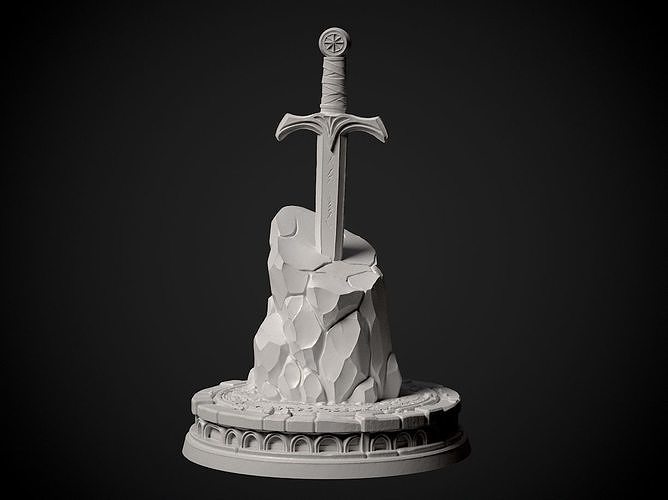 Miniature of Relic Sword - 3d print model 3D print model