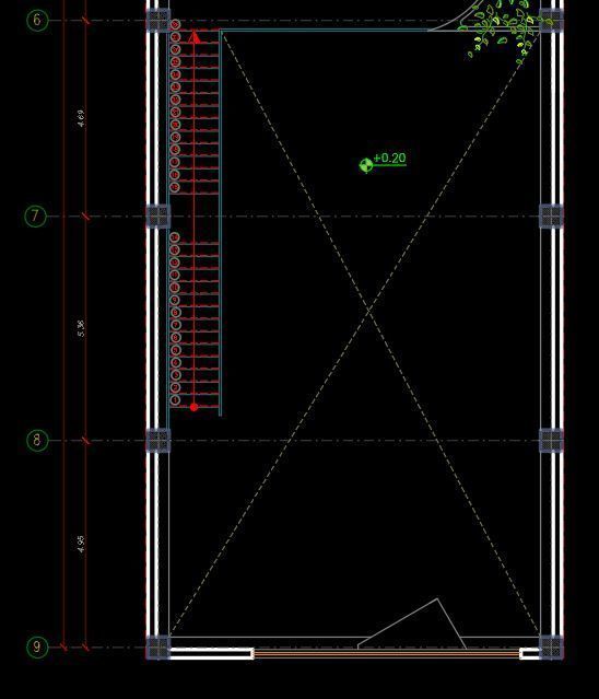 Modern Duplex Cafe Restaurant 2D Architectural  3D model_13