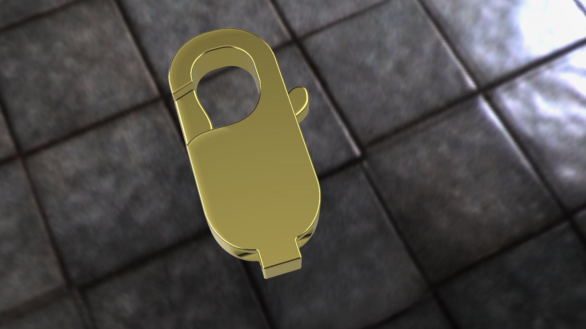 Lobster Clasp  3D Model 3D print model_11