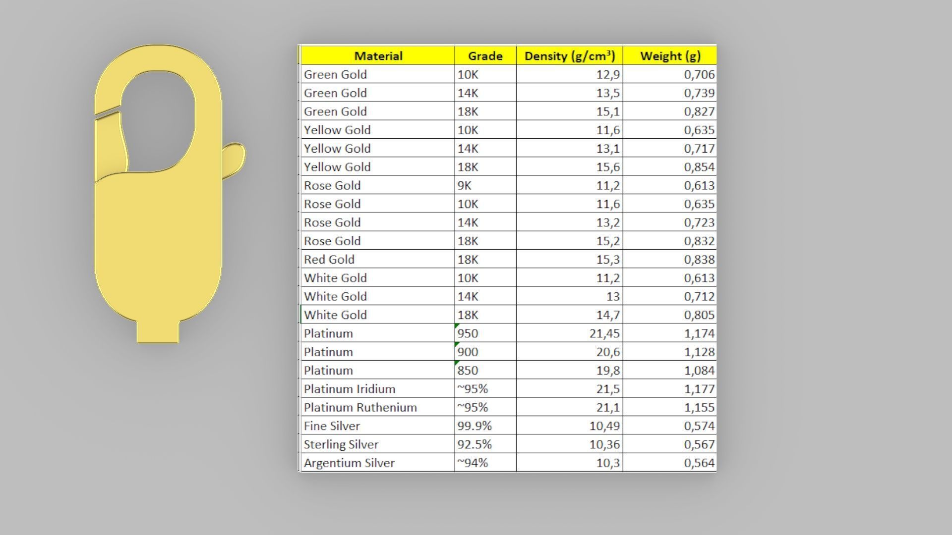 Lobster Clasp  3D Model 3D print model_1