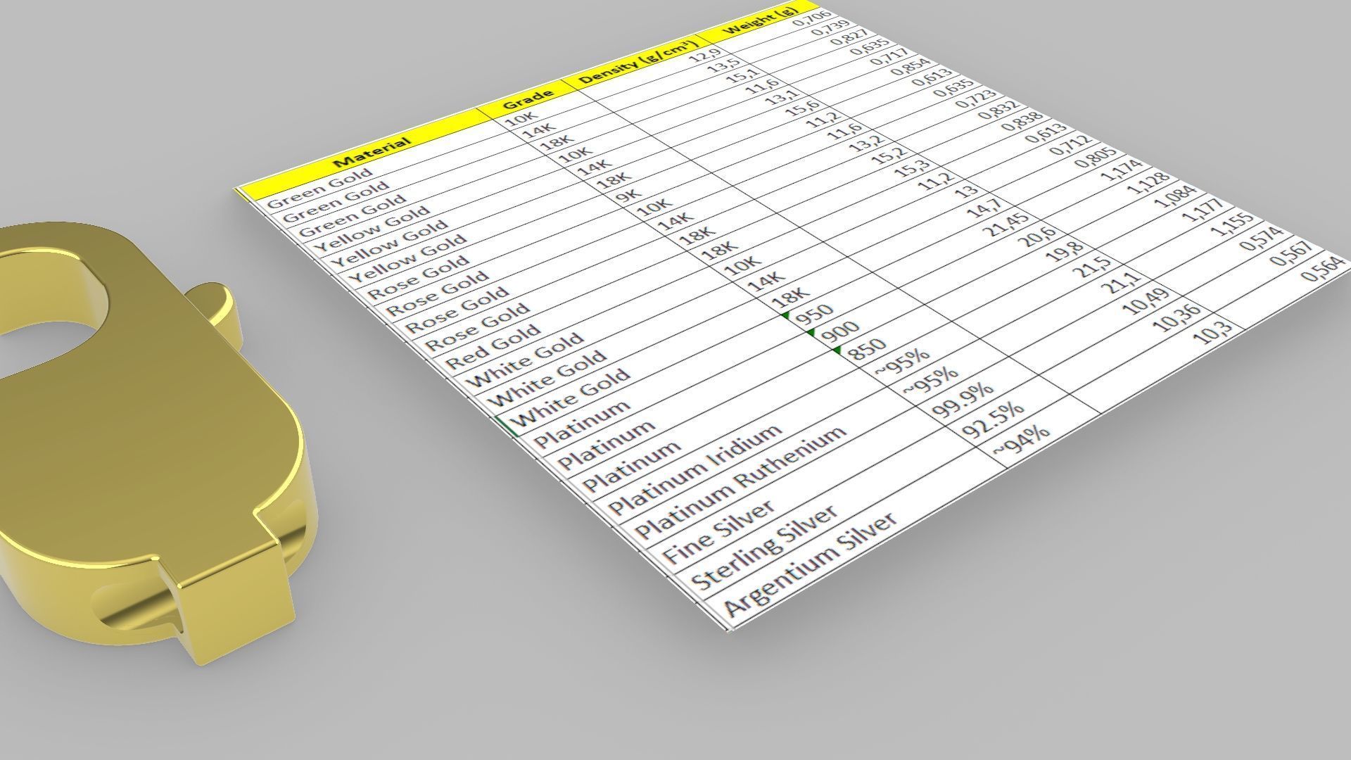 Lobster Clasp  3D Model 3D print model_13