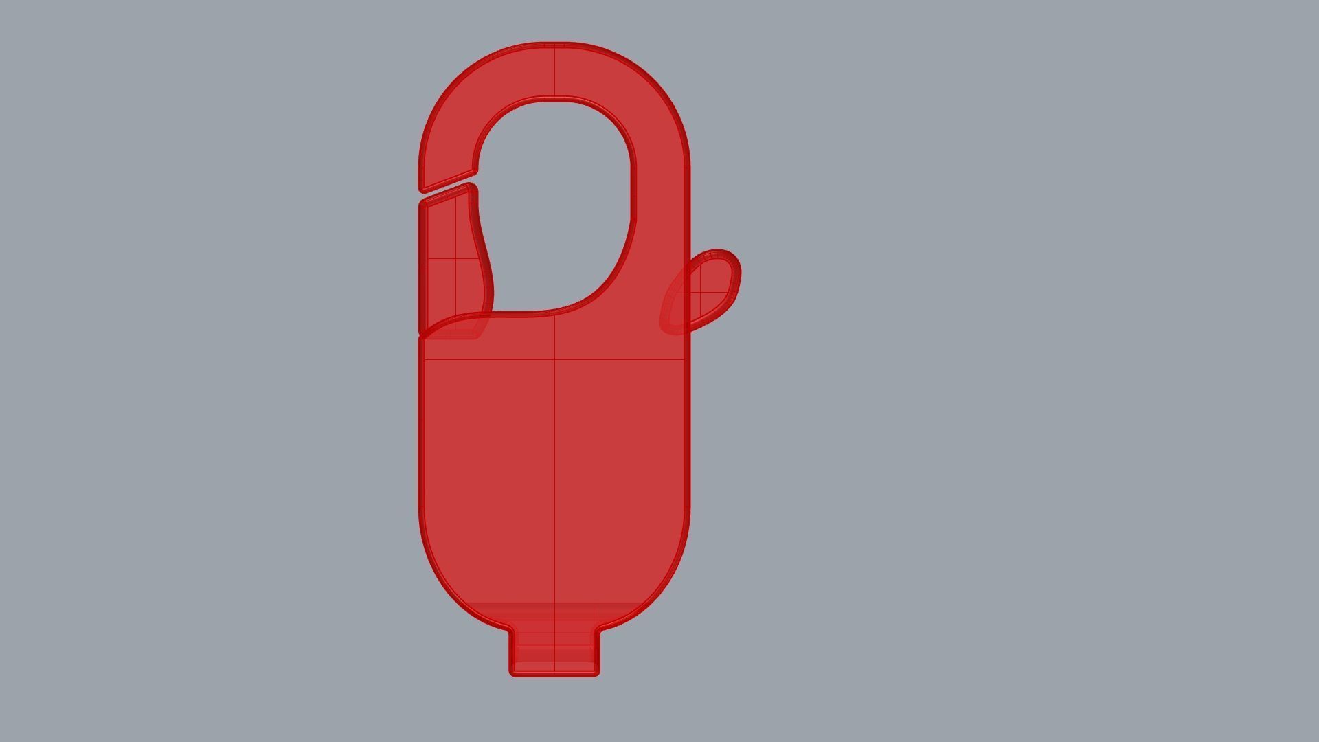 Lobster Clasp  3D Model 3D print model_6