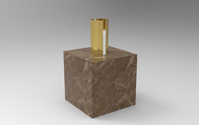 Huhu Candle Holder Low-poly 3D model