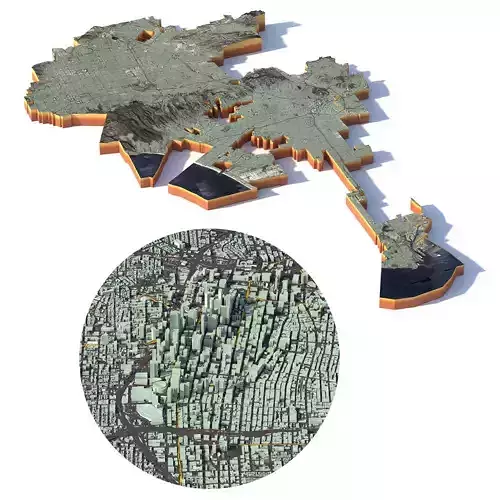 Los Angeles in California USA