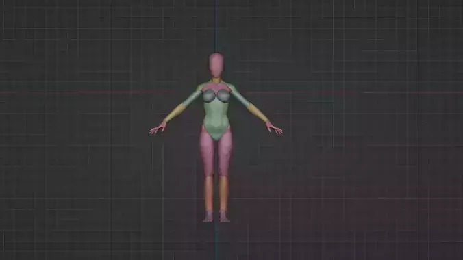 female basemesh 3d 