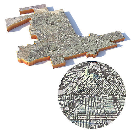 Las Vegas in Nevada USA 3D model