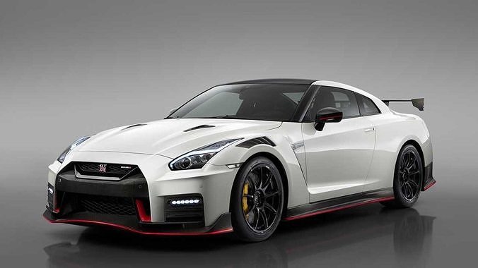 Nissan GT-R R35 RIGGED 3D model
