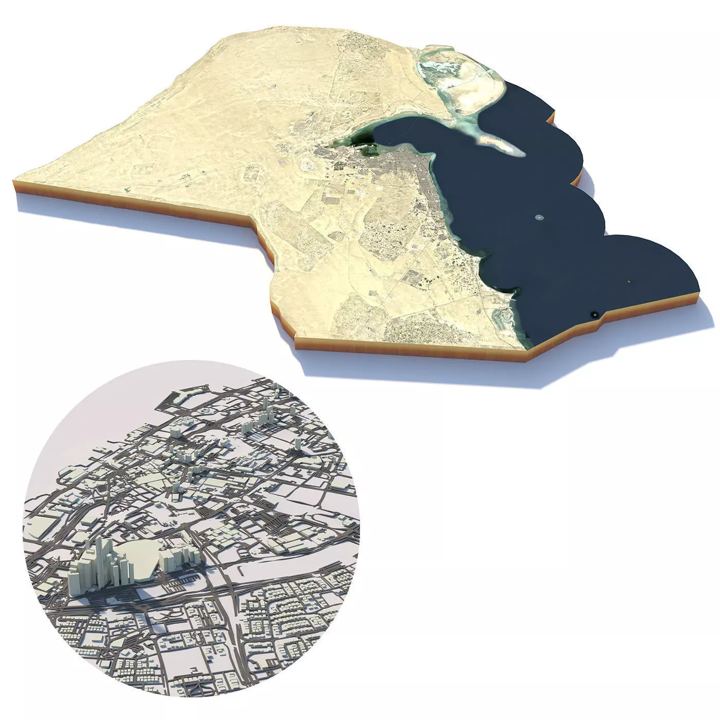 Kuwait 3D model_0