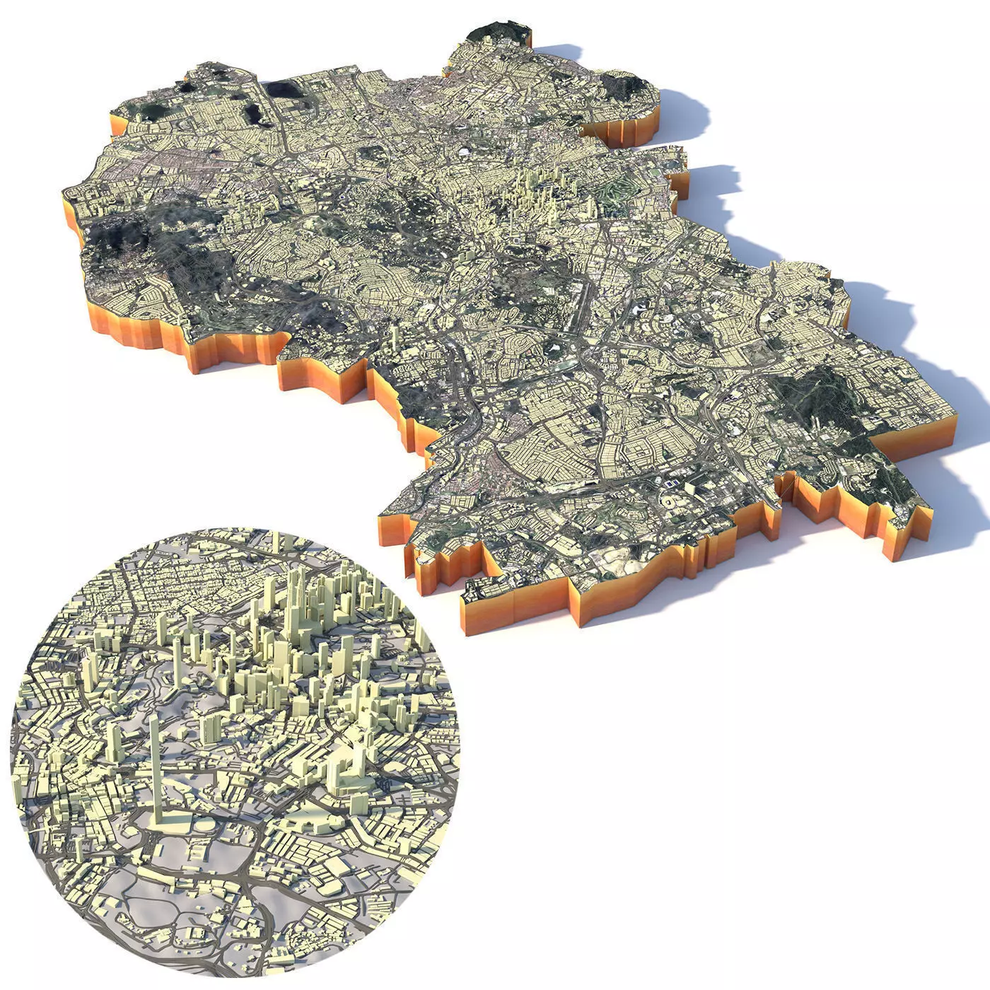 Kuala Lumpur City Malaysia 3D model