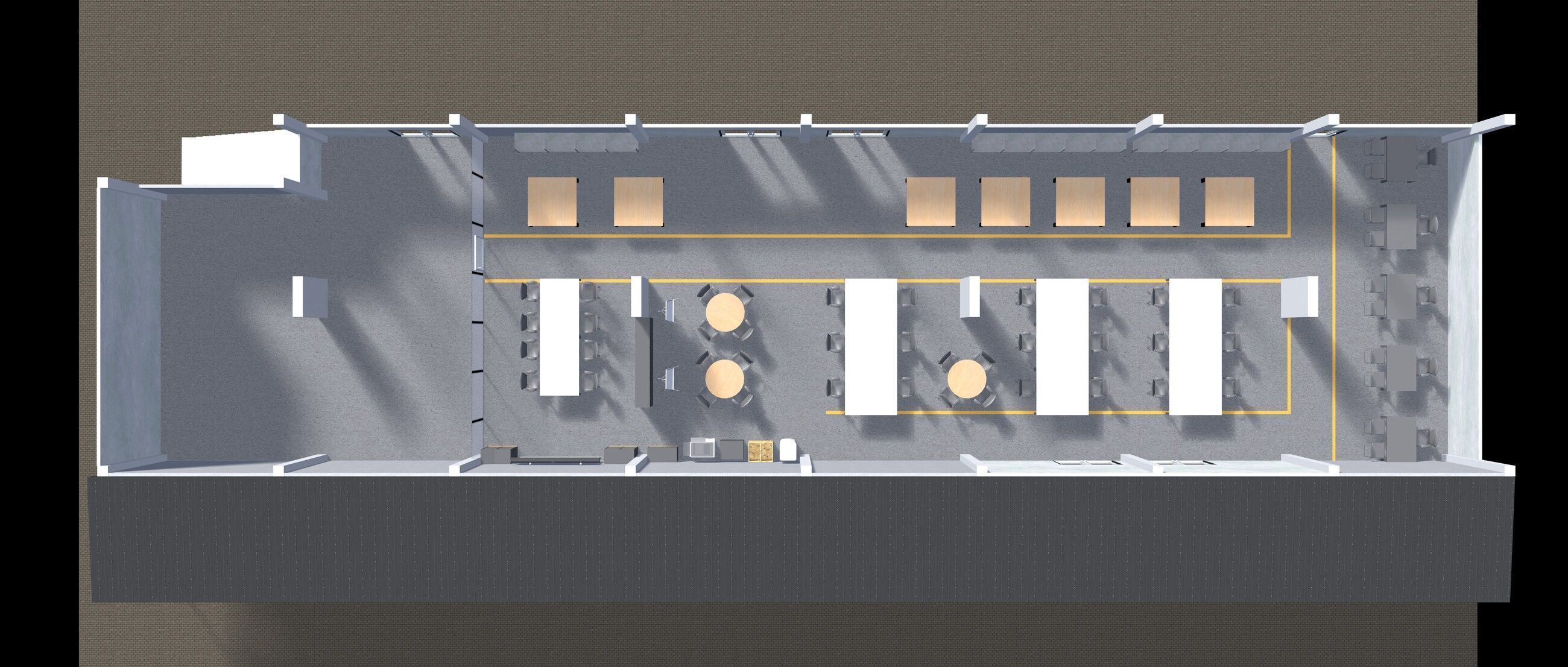 Mini office 25zz03 3D model_4