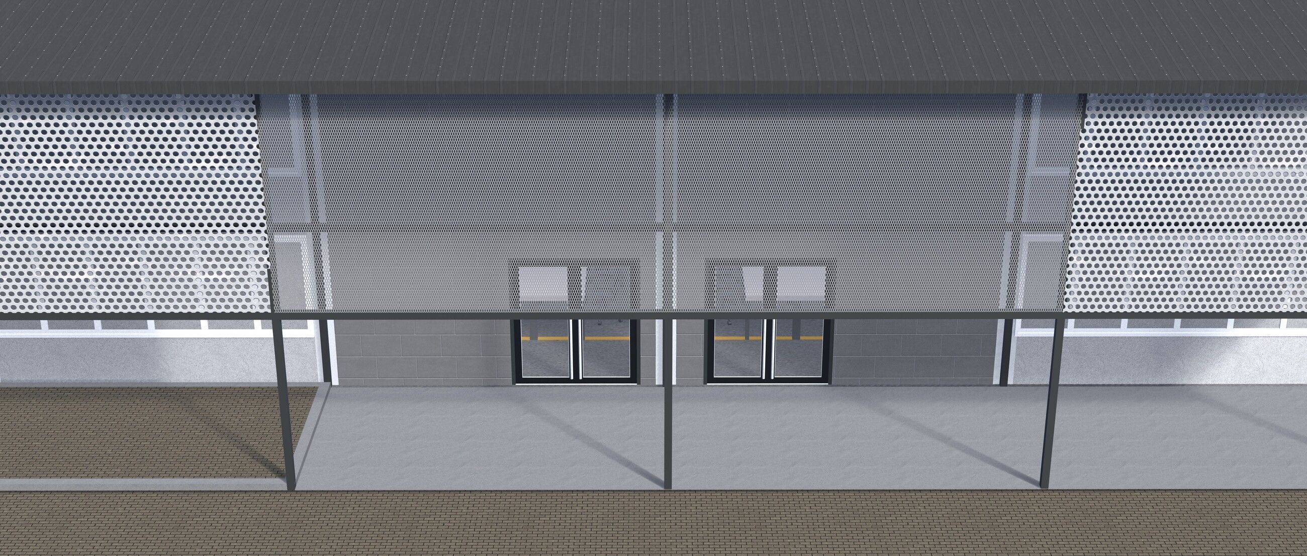 Mini office 25zz03 3D model_2