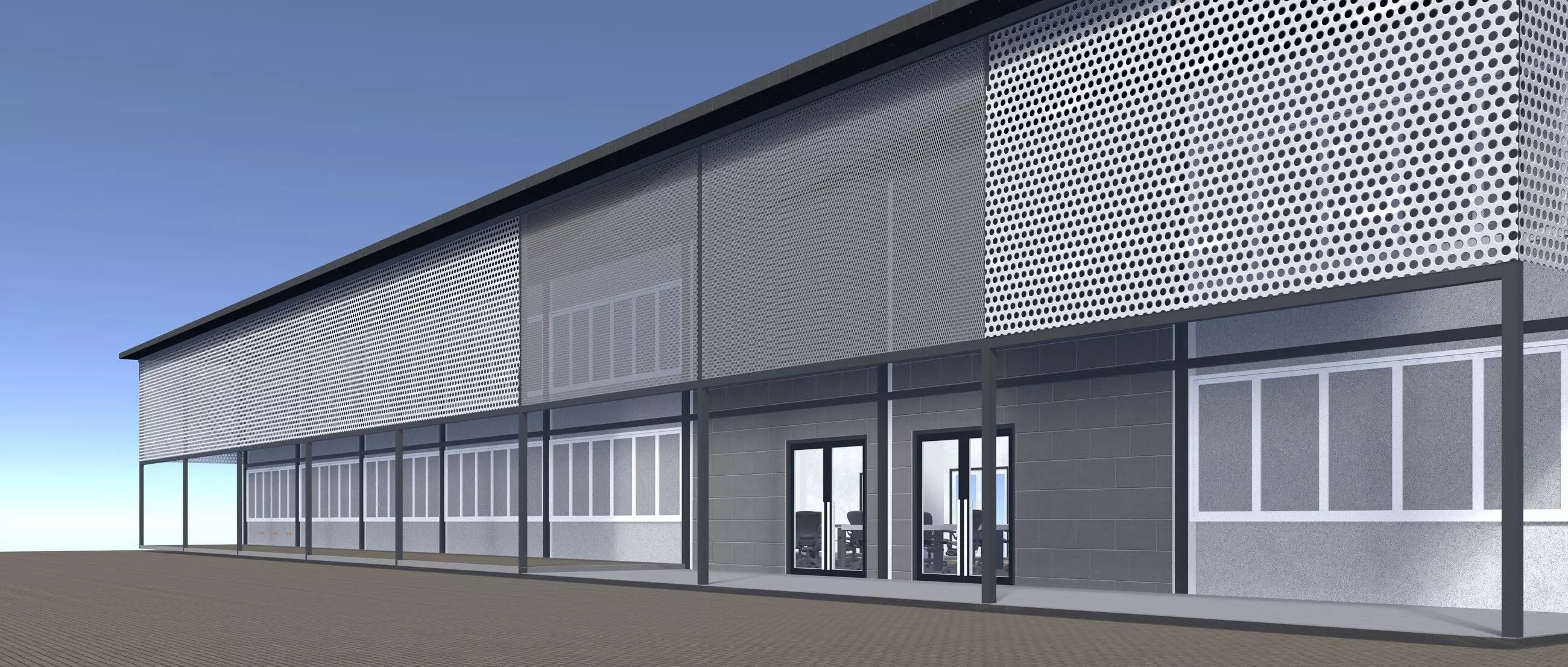 Mini office 25zz03 3D model_0