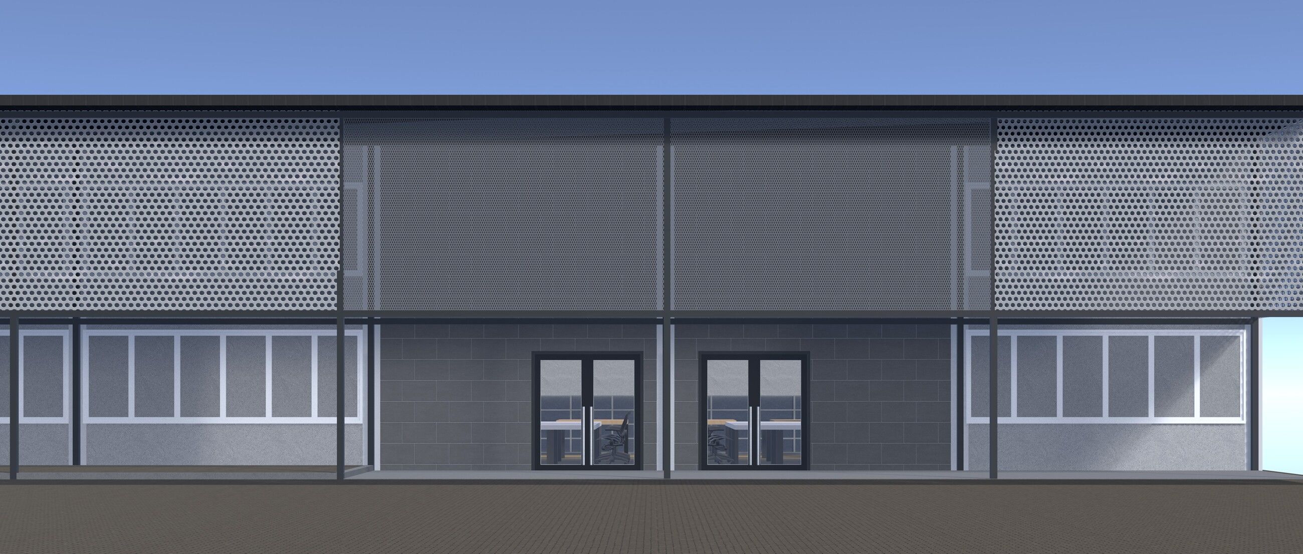 Mini office 25zz03 3D model_1