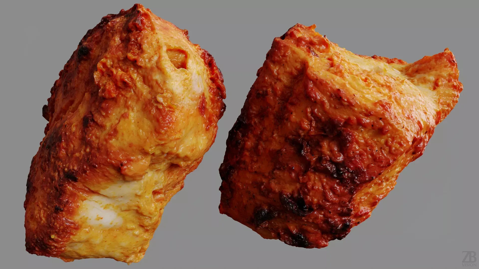 Grilled Chicken 3D model_8