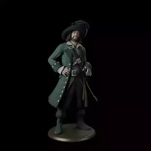 Hector Barbossa 3D print model