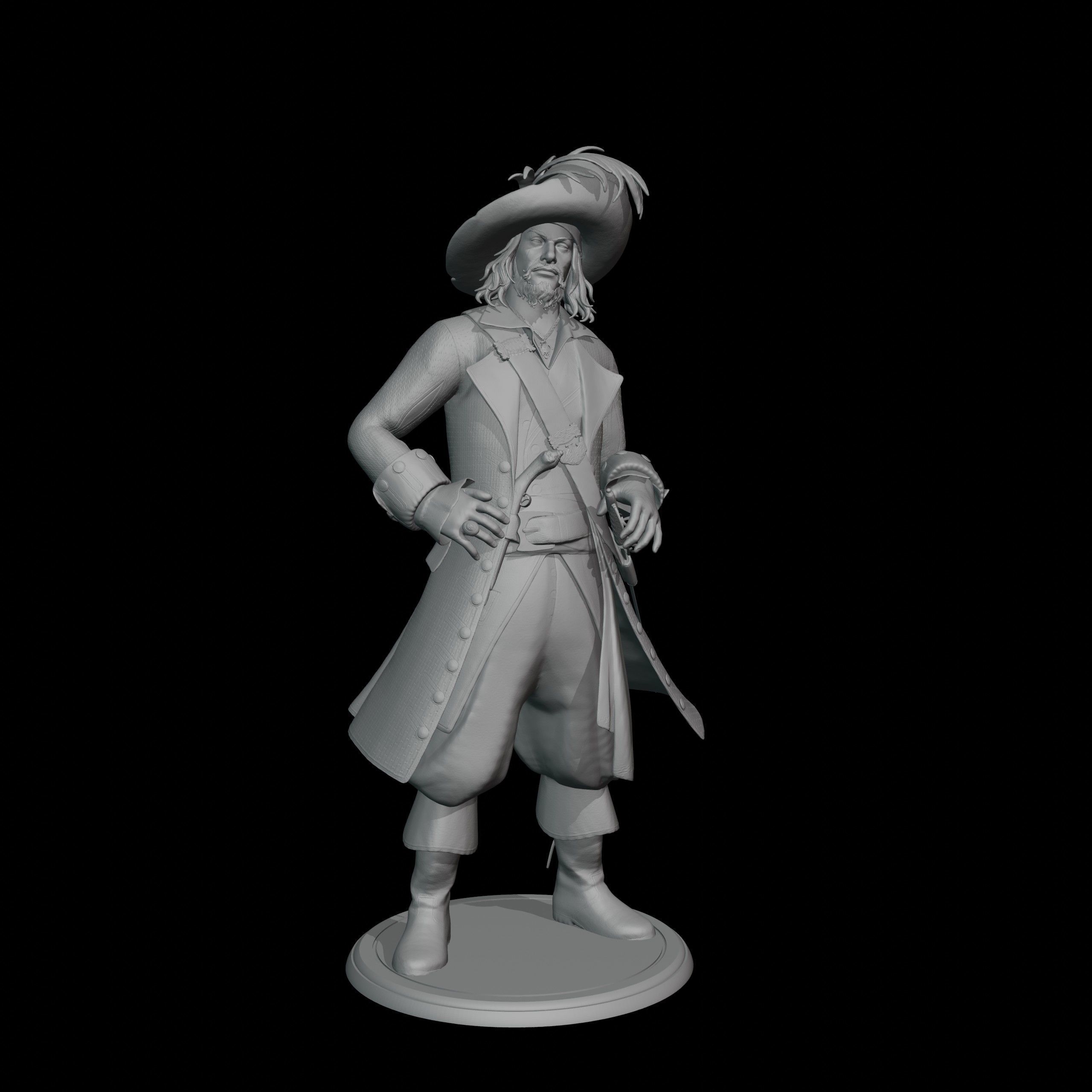 Hector Barbossa 3D print model_1