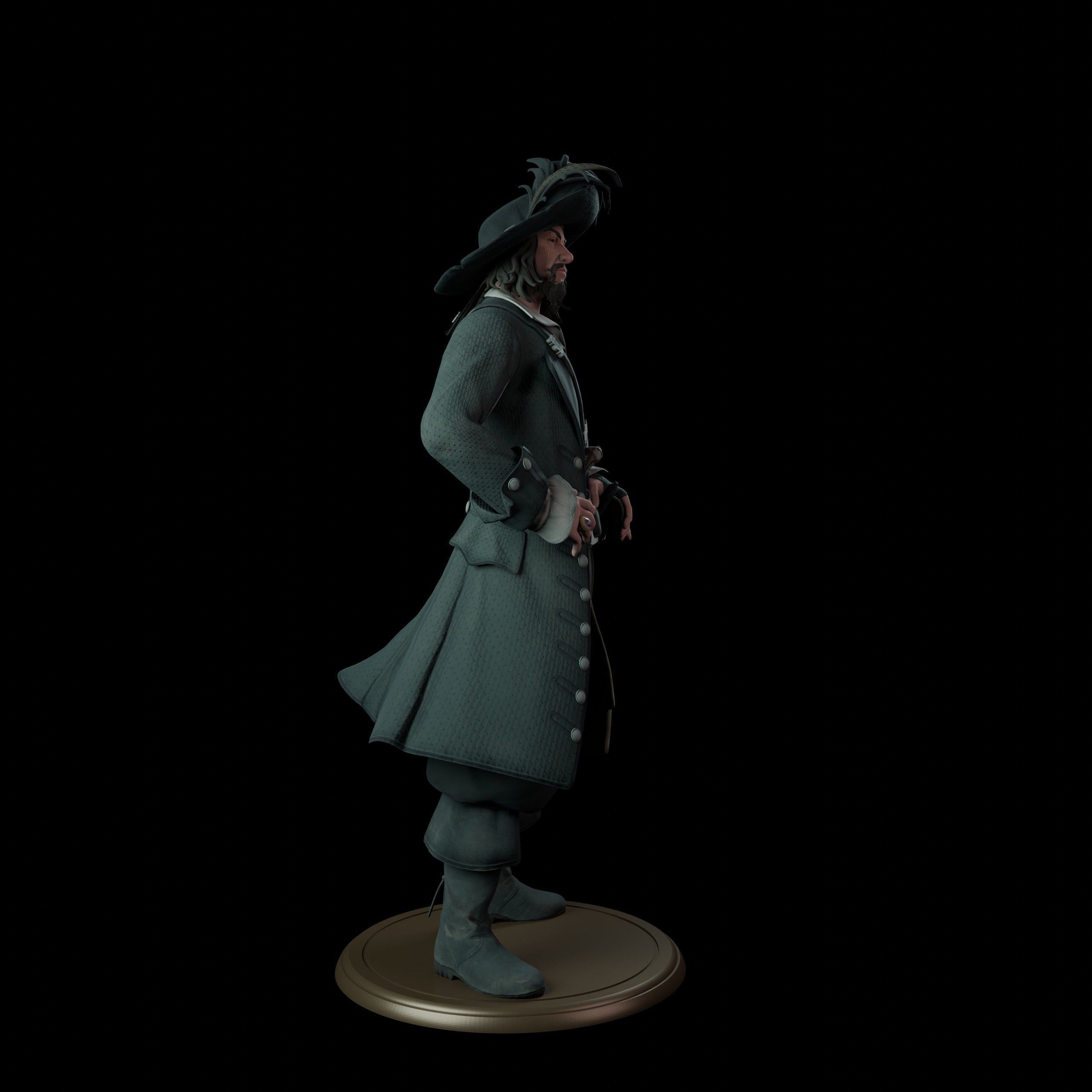 Hector Barbossa 3D print model_10