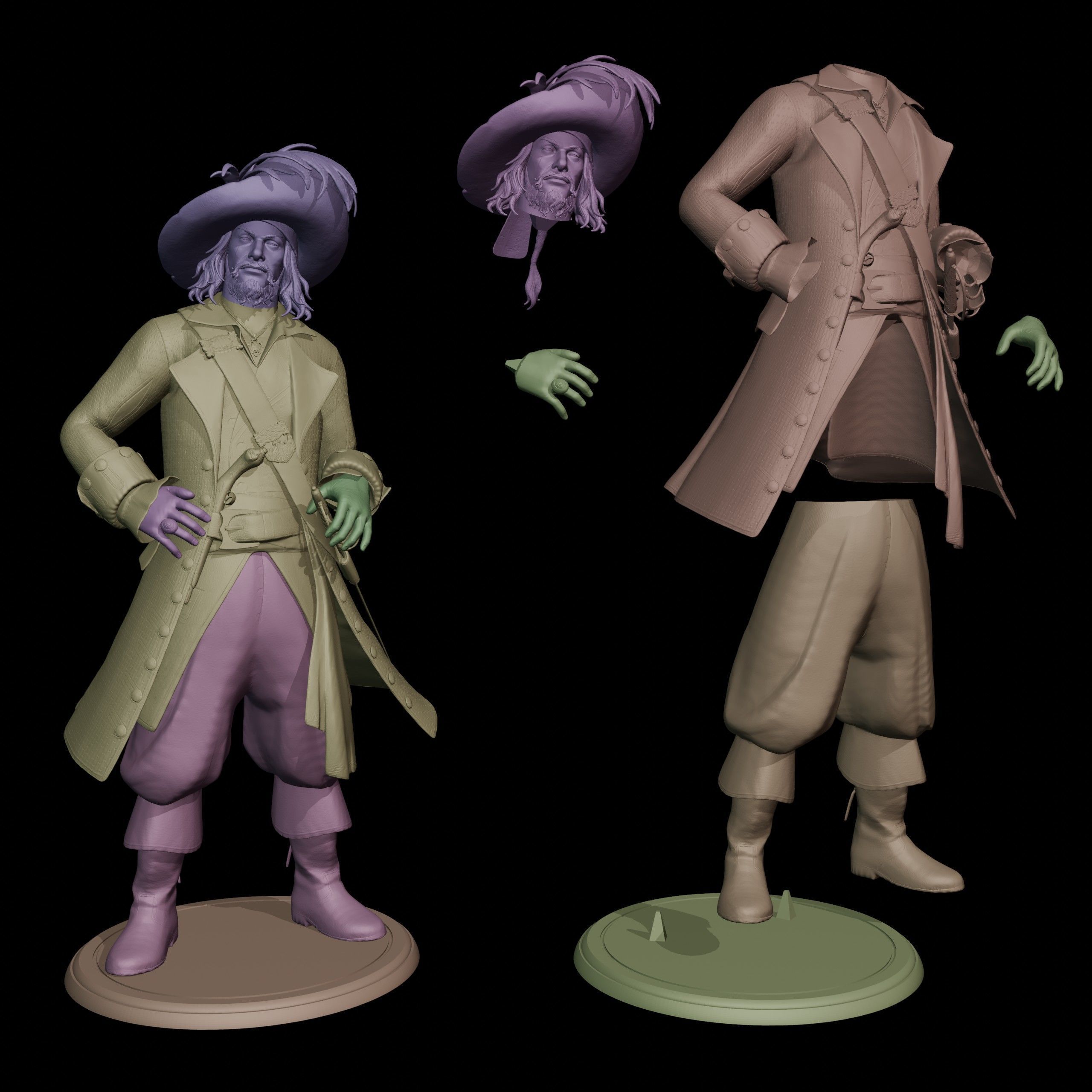 Hector Barbossa 3D print model_12