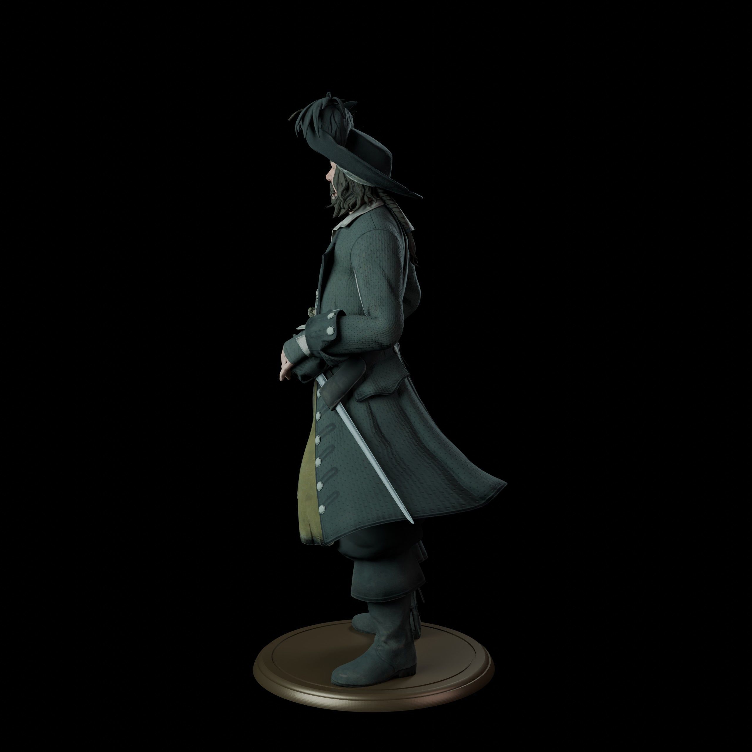 Hector Barbossa 3D print model_4