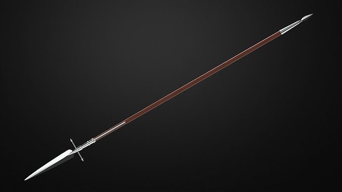 Weapons Encyclopedia 206 Half pike 3D print model