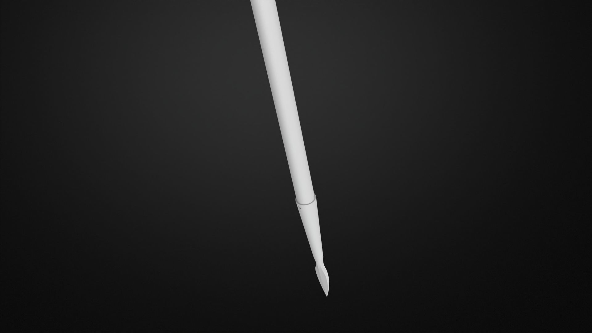 Weapons Encyclopedia 206 Half pike 3D print model_7