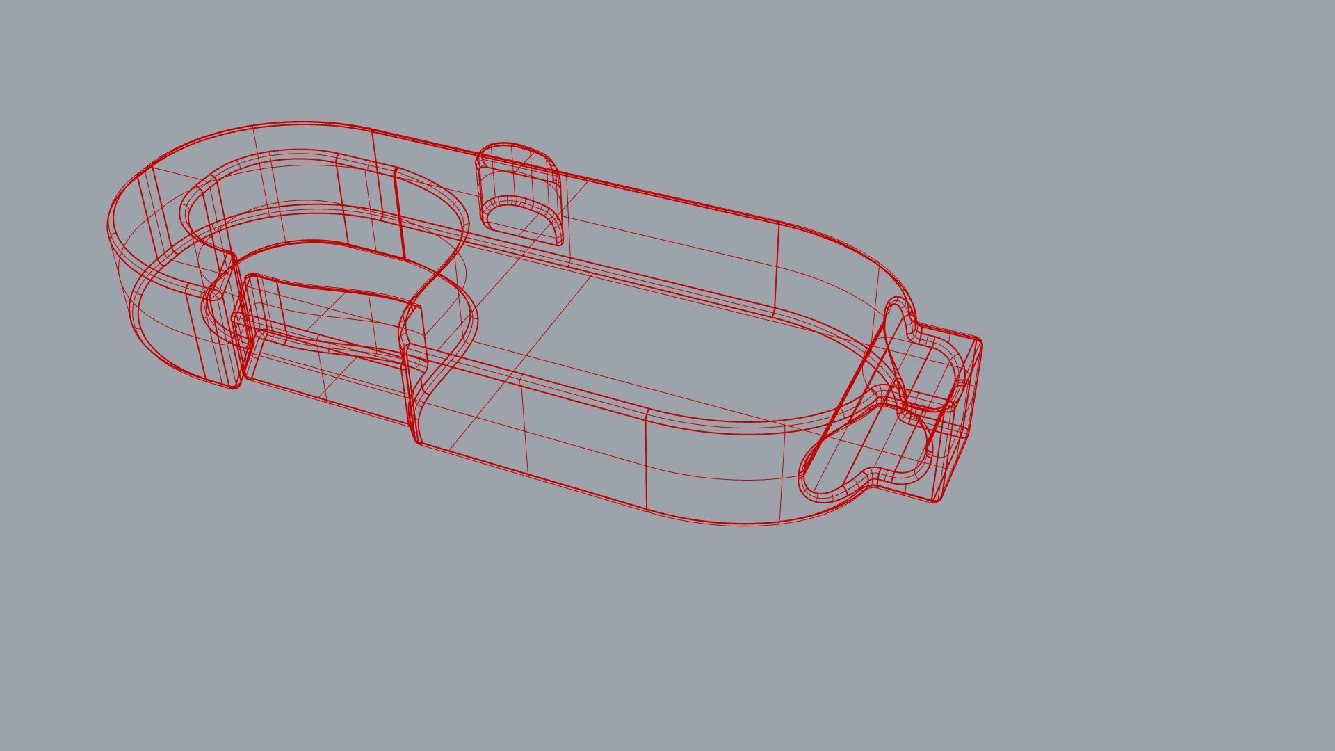 Lobster Clasp  3D Model 3D print model_9