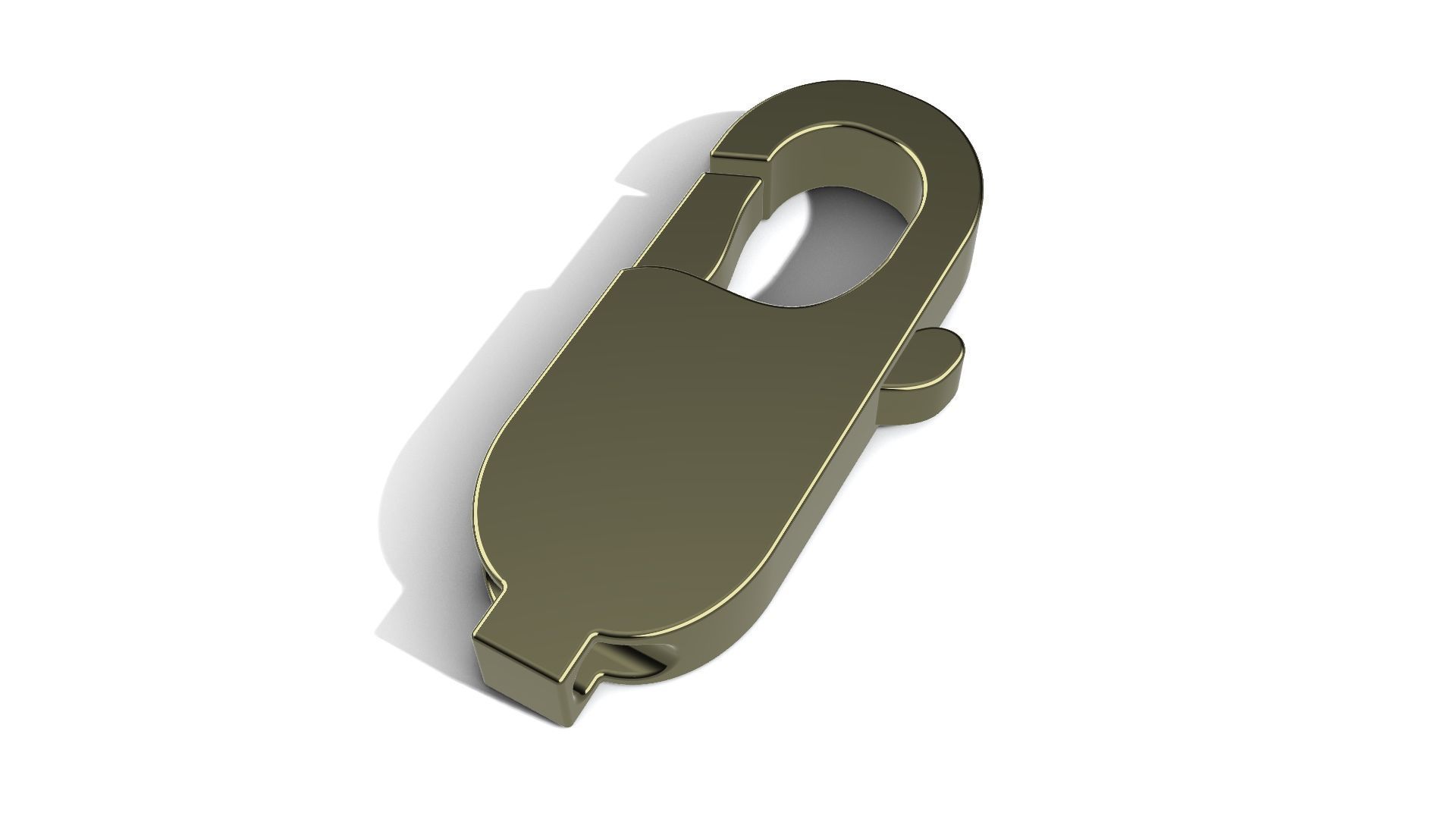 Lobster Clasp  3D Model 3D print model_6