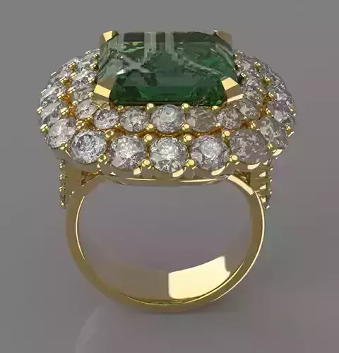 Ring jewelery 3D print model