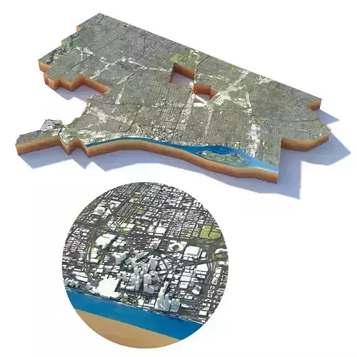 Detroit City Michigan USA