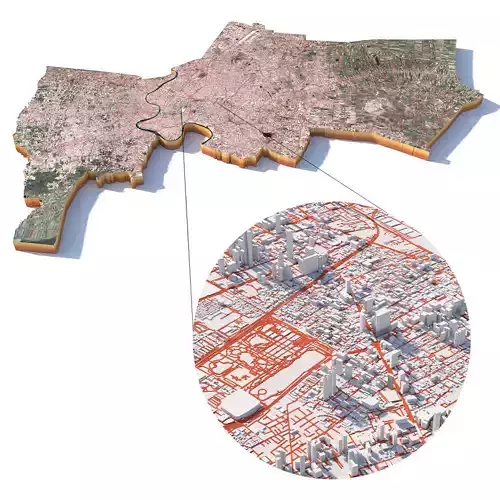 Bangkok Thailand 3D model
