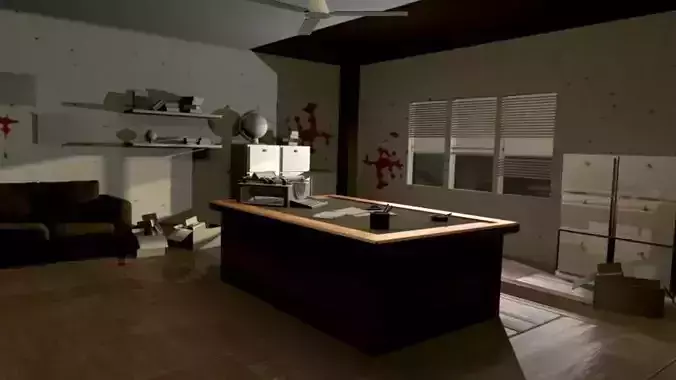 The Detective office 3D model