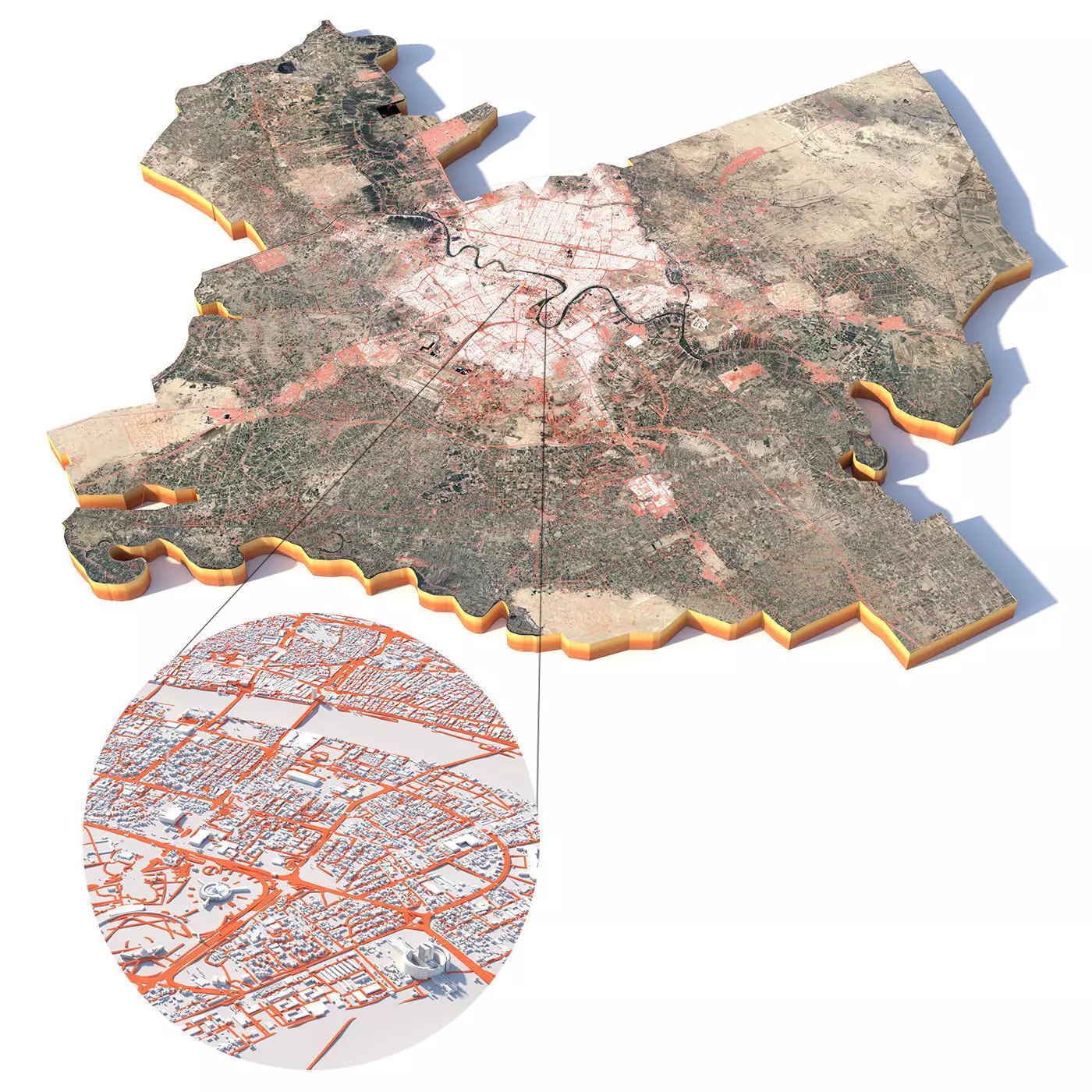 Baghdad Iraq 3D model_0