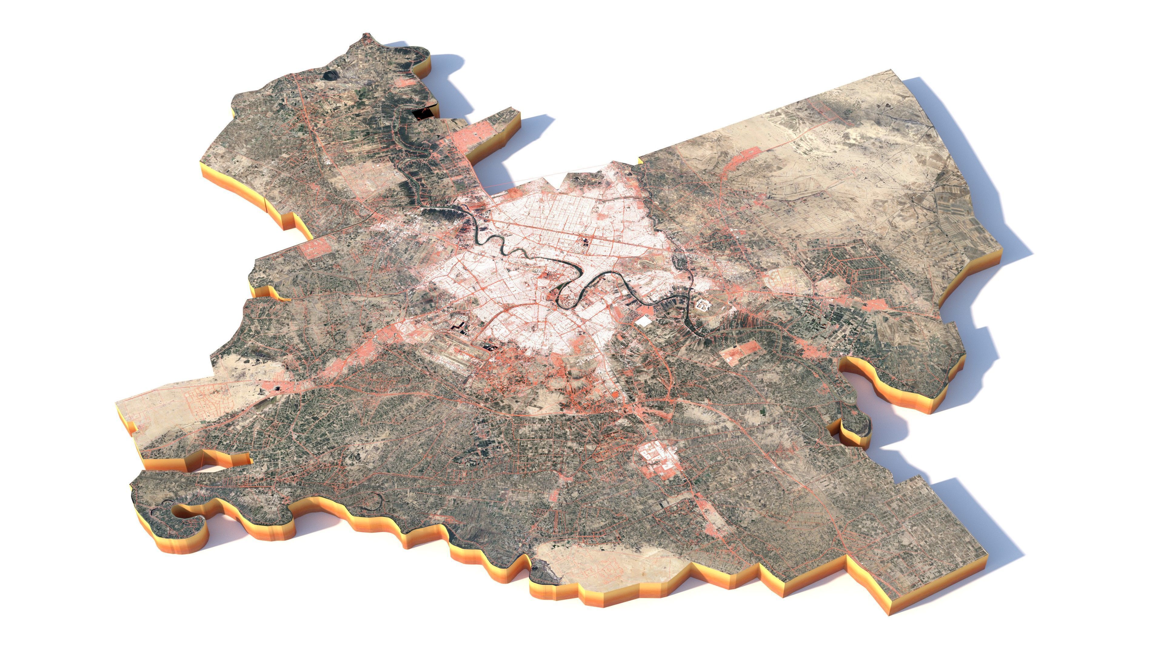 Baghdad Iraq 3D model_1