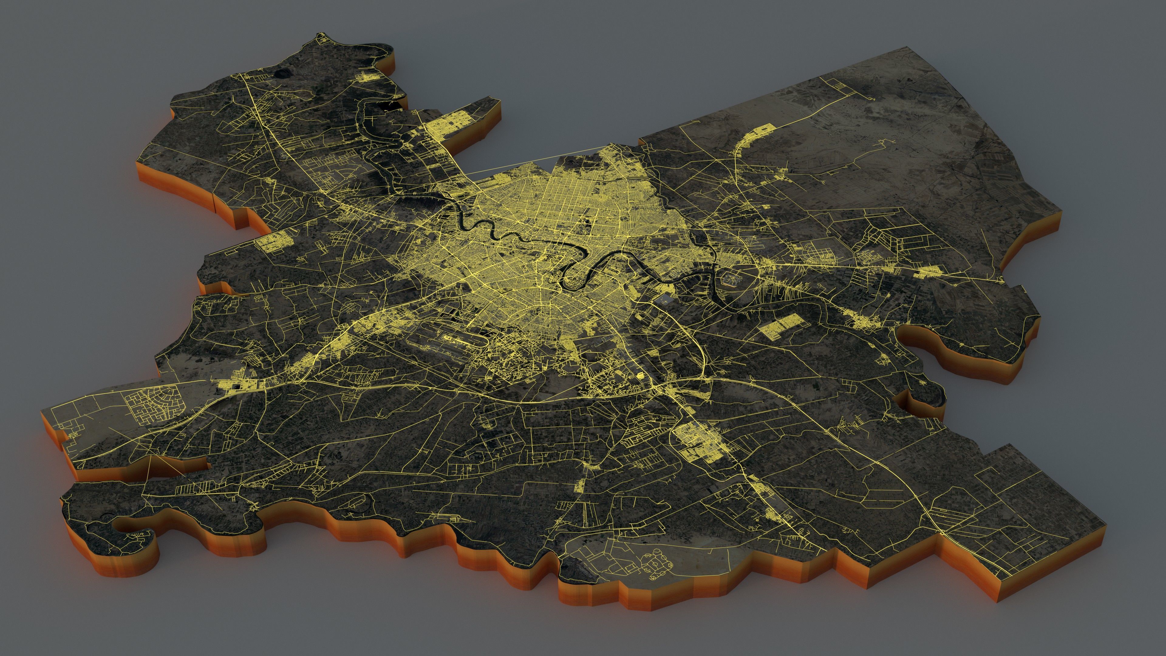 Baghdad Iraq 3D model_4