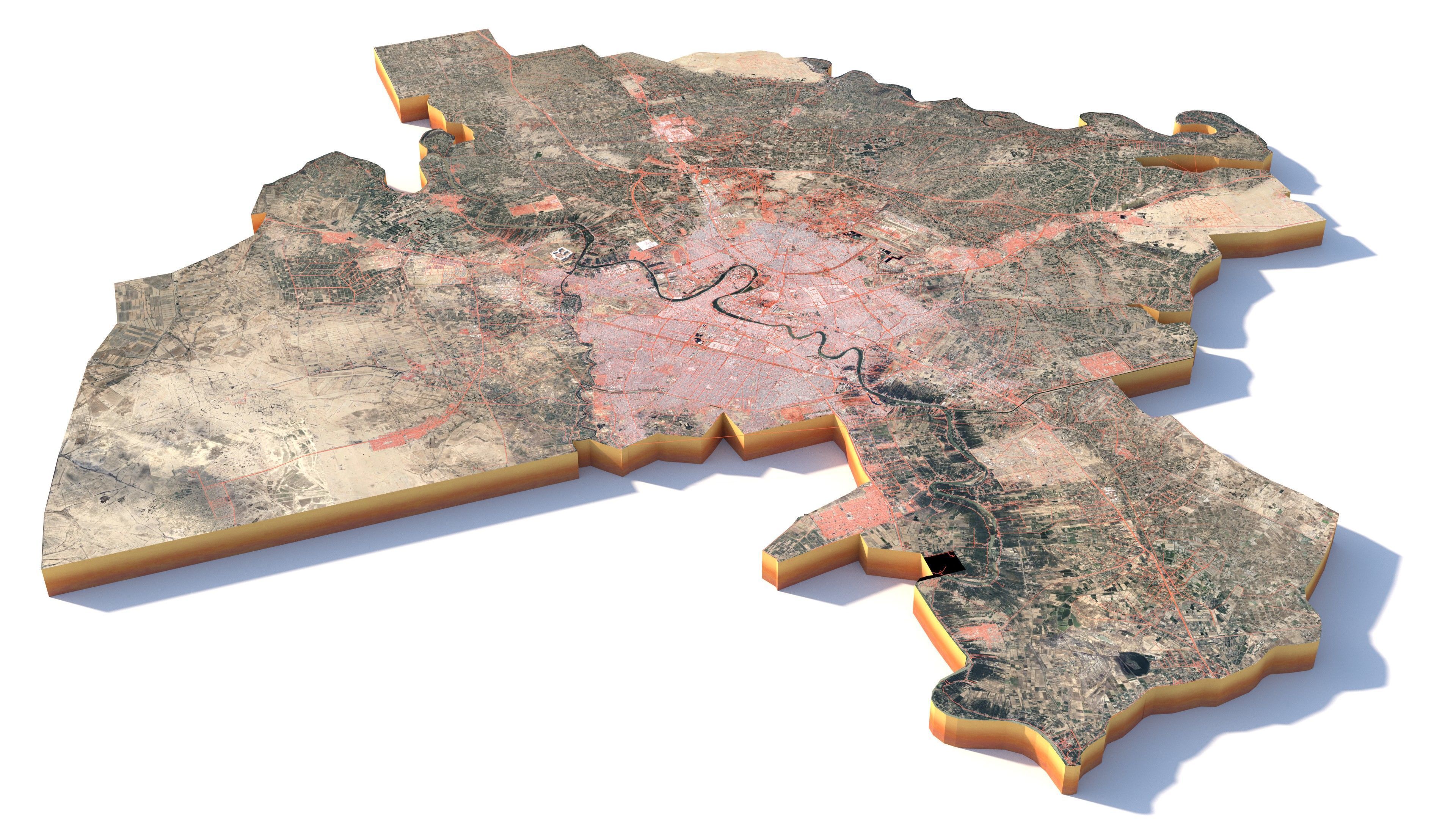 Baghdad Iraq 3D model_2