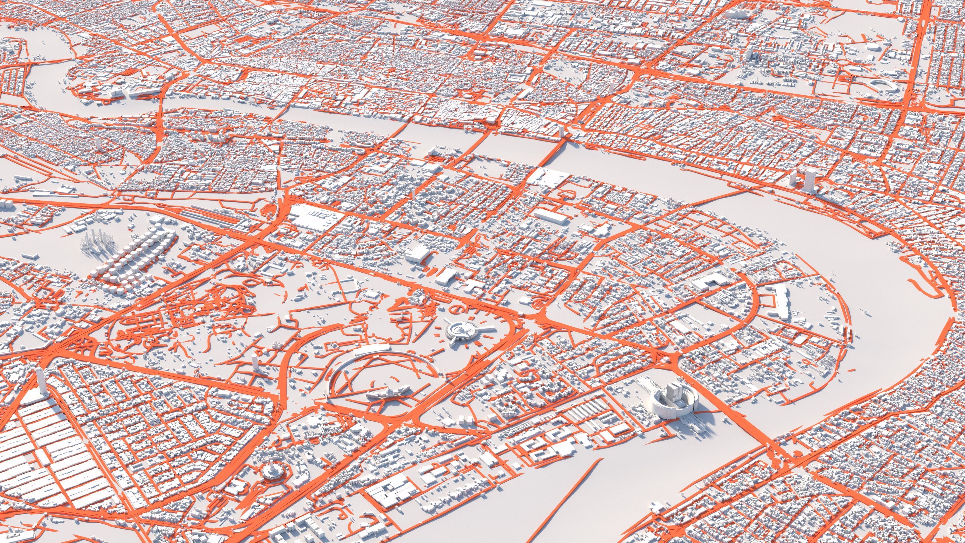 Baghdad Iraq 3D model_8