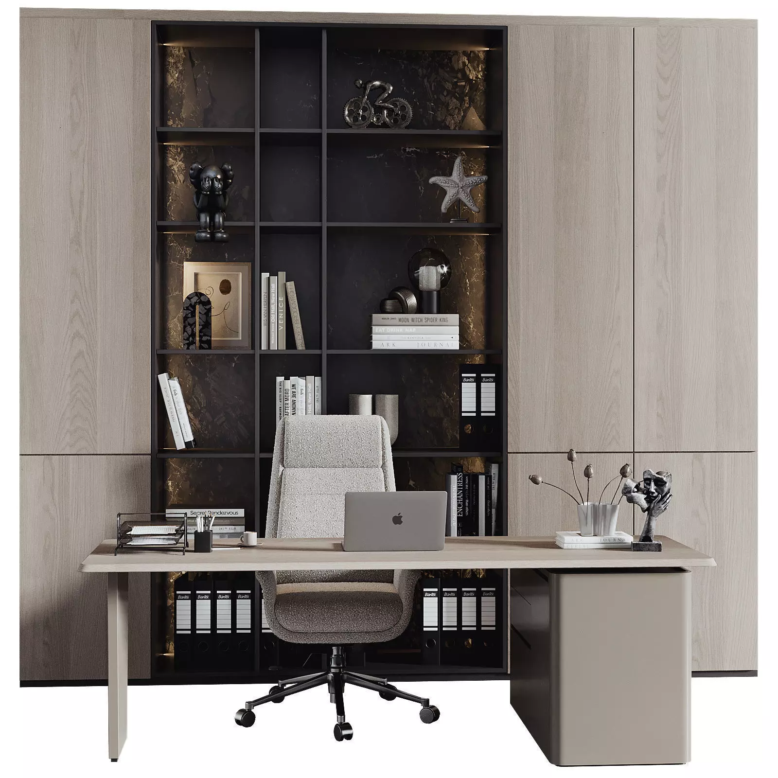 Boss Desk - Office Furniture 41 3D model