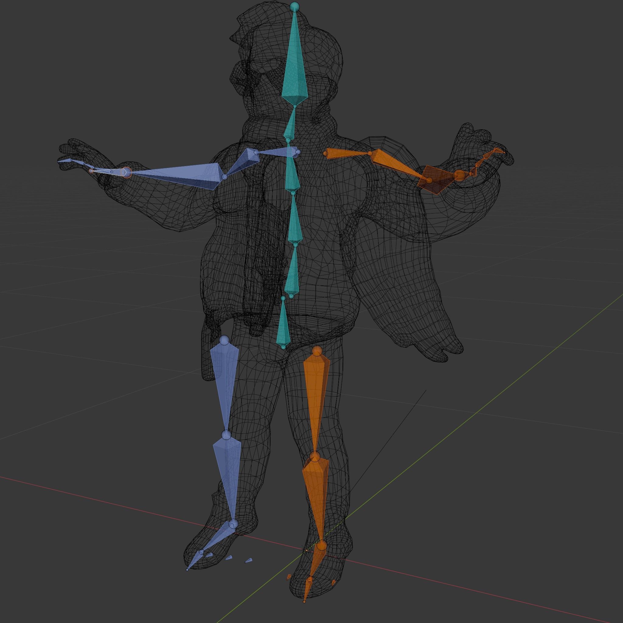 Adventurous Aviator Boy Rigged and Animated D Model Low-poly 3D model_6